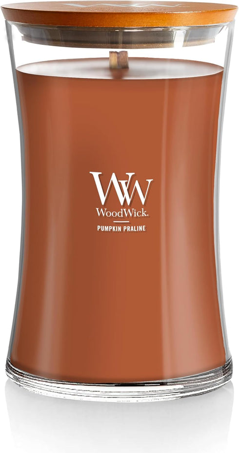 WOODWICK  - Large Crackling Candle - Pumpkin Praline